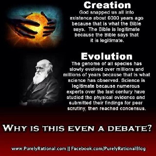 Creation vs  Evolution