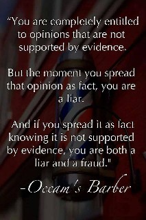 You are completely entitled to opinions