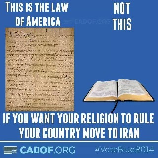if you want religion to rule your country