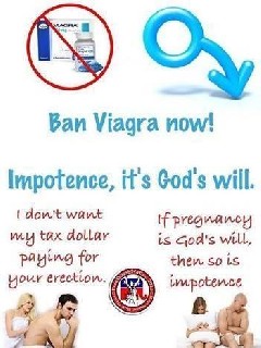 Ban VIAGRA  For impotence is Gawds will