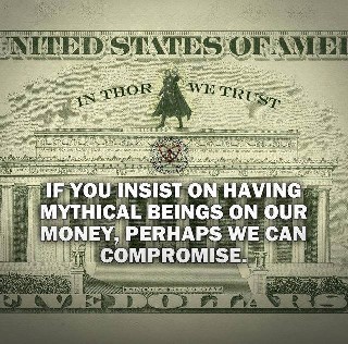 In God we trust the rest pay cash