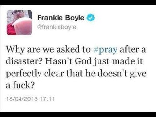 Pray after a disaster