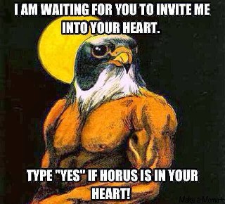 Type YES if Horius is in your heart