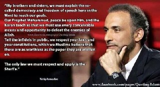 beware of the creeping Islamisation