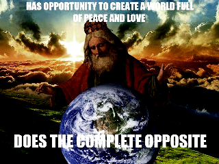 the opportunity to create a world full of peace and love