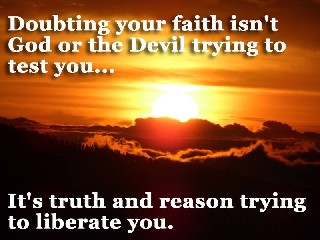 Doubting your faith