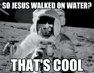 Jesus walked on water