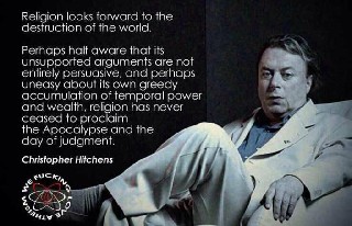 Religion looks forward to the destruction of the world