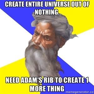 God created