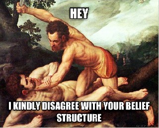 Kindly disagreeing