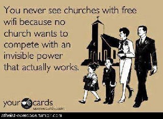why there is no WiFi in churches