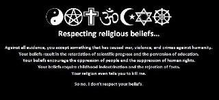 respecting religious belief