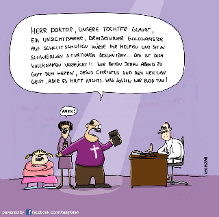 Religioten gegen dreibeinige Goldhamster