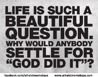 Life is such a beautiful question