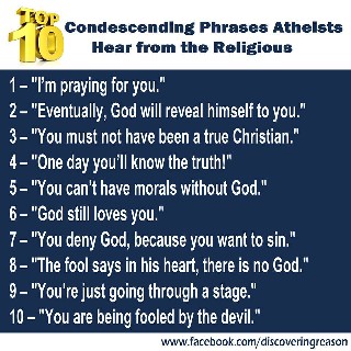 Top 10 condescending phrases