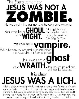 Jesus was not a Zombie