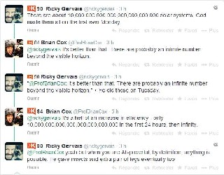 Ricky Gervais tweets