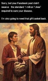 Jesus on facebook