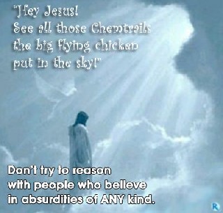 Chemtrails as real as Jesus