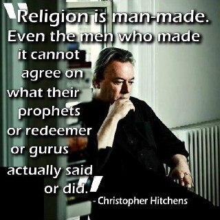 Religion is man made
