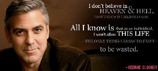George Clooney I dont believe
