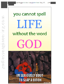 you cannot spell life