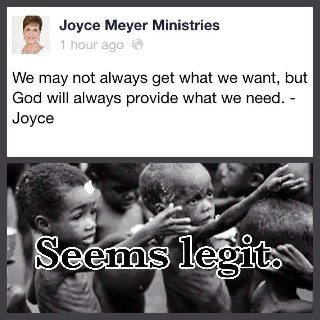 God will always provide what you need