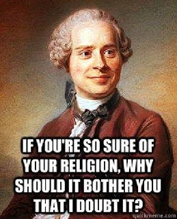 Sure of your religion