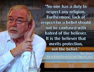 No duty to respect religion