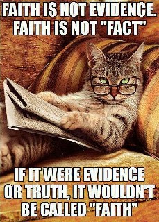 Faith is not evidence