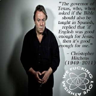 English is good enough for Jesus