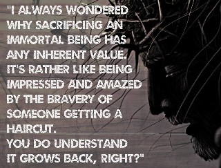 Why sacrifice immortal Jesus