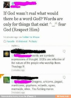 God exists