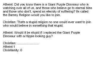 Join the Cult of the Giant Purple Dinosaur
