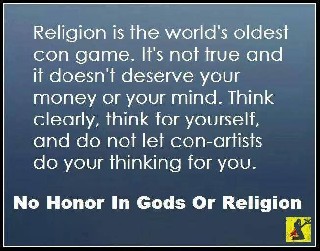 No Honor in Gods or Religion