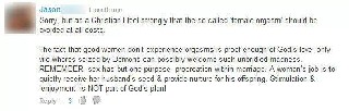 Female Organsm should be avoided at all cost