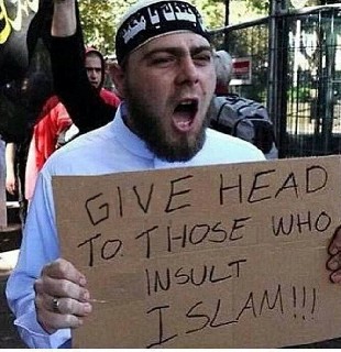 Give Head o those who insult Islam