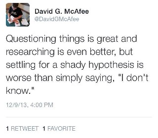 David G  McAfee