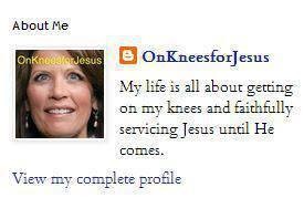 On Knees for Jesus
