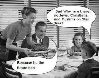 Religiots on Star Treck
