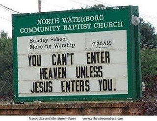 Jesus enters you