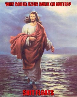 Why Jesus could walk on Water