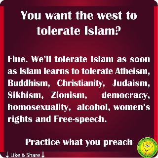 Tolerate islam