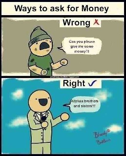 Ways to ask for Money