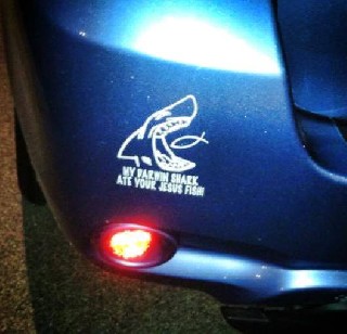 Darwin on your bumper