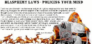 Blasphemy Laws Policing your Mind