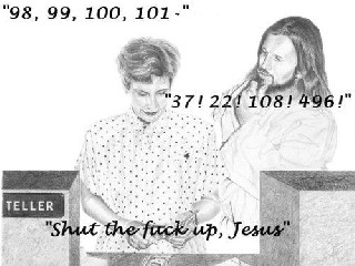 shut up Jesus