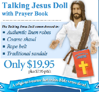 Talking Jesus doll