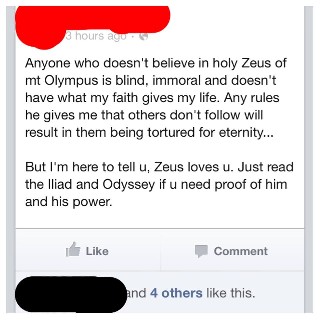 Zeus loves you