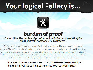 Burden of proof